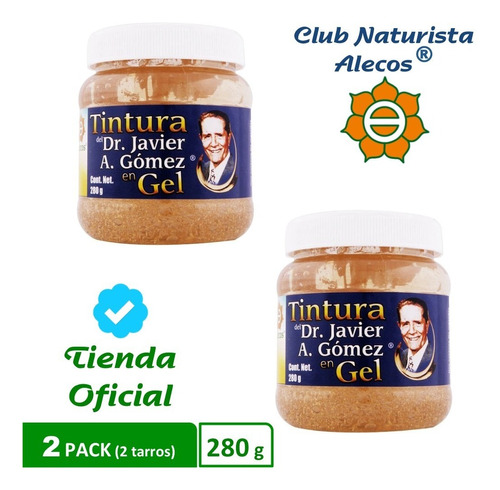 2 Pack - Gel De Tintura De Yerbas Alecos®, Fco 280g (2pzas)