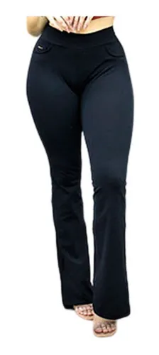 Calça flare cheap preta k2b