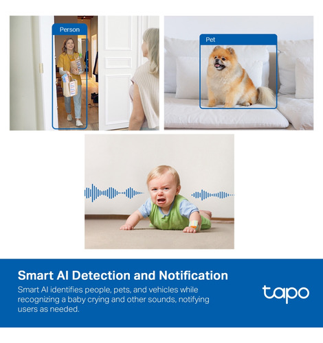 Camara Ip Tp-link Tapo C125 2k Qhd 4m Ia Magnetic Microsd