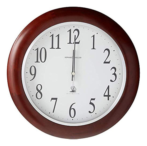 Howard Miller Murrow Wall Clock 625-259 Windsor Cherry Finis