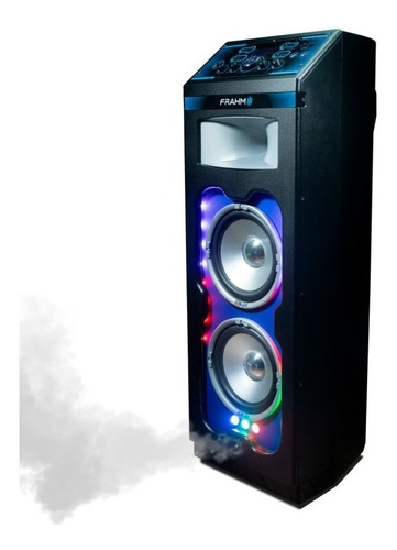 Amplificadora Torre Frahm Effect 1000w Smoke Cor Preto