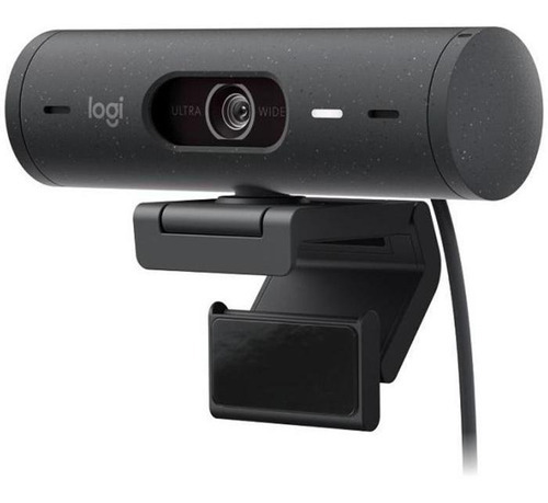 Webcam Logitech Brio 500 Graphite Amr 960-001412 cor preta