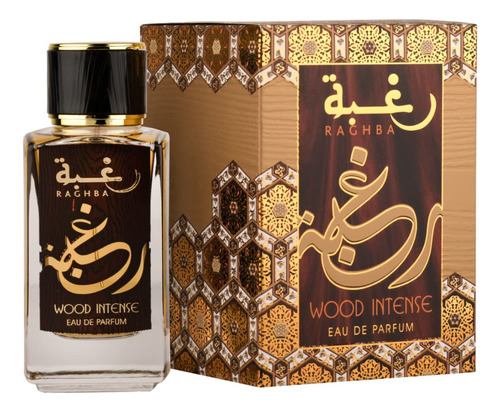 Eau De Parfum Lattafa Raghba Wood Intense, 100 Ml, Unis Perf