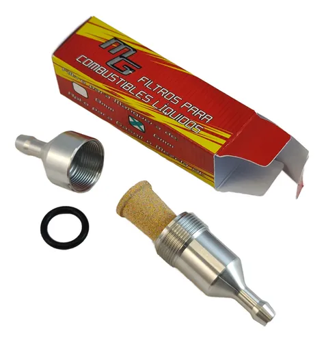 Filtro De Nafta Moto 40 Micr Lavable Aluminio Competicion