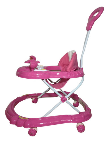Andador Bebé Priori Bw6078 Con Luces Y Música Con Manija Color Rosa