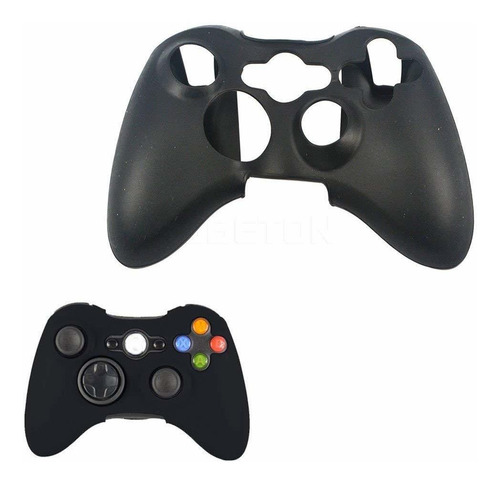 Forro Silicona Negro Grips Gratis Control Xbox 360