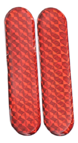 2 Pegatinas Autoadhesivas Rojo 2 10,6 Cm X 2,3 Cm Rojo 2