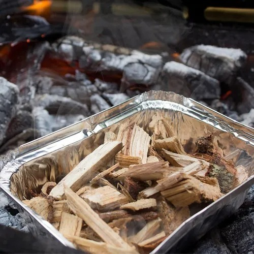 Wood Chips Mix Parrillero 1kg Defumar Lasca De Lenha Bbq