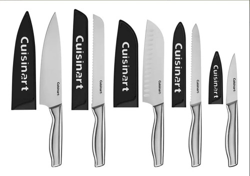 Juego De Cuchillos Cuisinart De Acero Inoxidable 5 Piezas Color Plateado