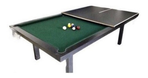 Pool Semiprofesional Con Accesorios + Tapa Ping Pong Negra !