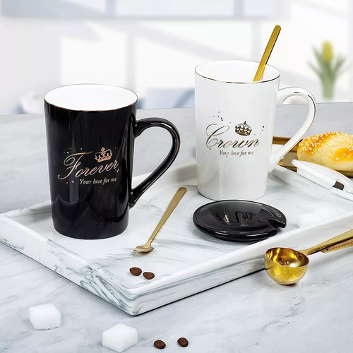 Conjunto De De Boda De Taza Café De Pareja De Calidad