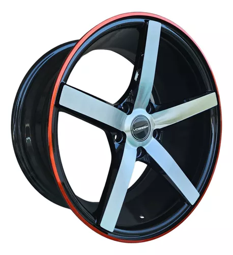 Llantas Work Emotion - aro 16x7 - 4x100 - Color negro mate