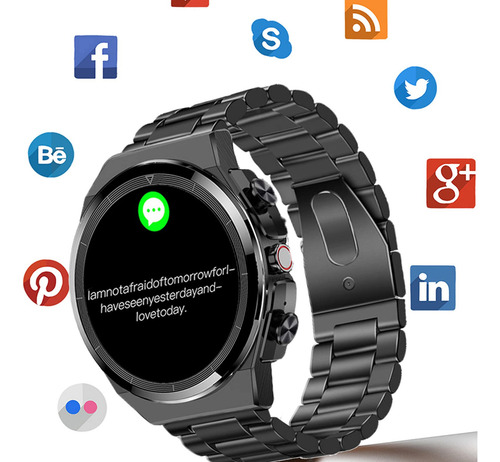 Reloj Inteligente Con Auriculares Tws, 2 En 1, Ronda De Fitness Rastreador Bluetooth Respuesta/hacer Llamadas Mp3 Música De 1.28 Pulgadas, Visualizaci