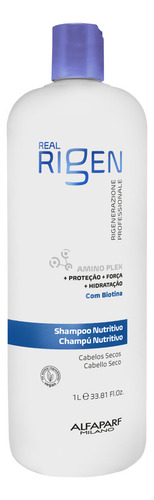 Kit Shampoo E Máscara Nutritive Alfaparf Real Rigen 1 Litro