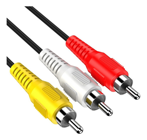 Cable Rca Rca Audio Video Macho Macho 1.5 Metros 3x3 Fichas