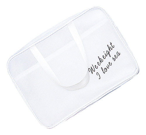 Cosmético Impermeable De Almacenamiento De Blanco S