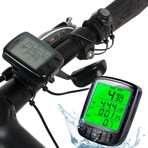 Velocímetro Bike Com Display Luminoso E Função De Odômetro