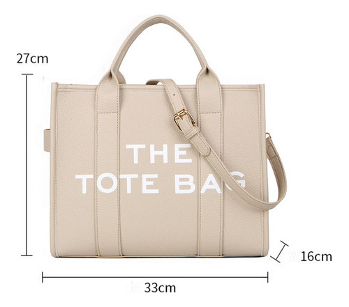 Bolso De Hombro Para Mujer The Tote Bag, Bolso De Piel Sinté