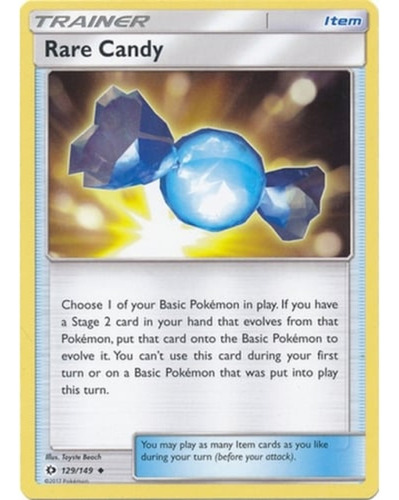 Cartas Pokemon Rare Candy Sun And Moon