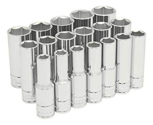 Juego De 18 Dados Largos Métricos 1/2 6 Puntas