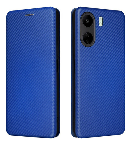 Funda Tipo Cartera De Poliuretano De Fibra De Carbono Para X