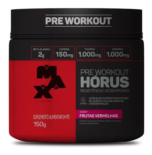 Hórus 150g - Frutas Vermelhas Max Titanium