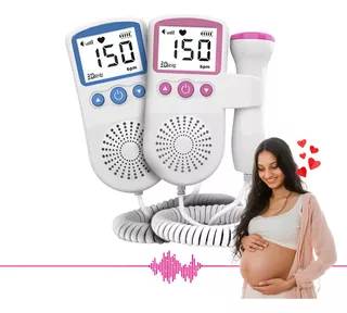 Sonar Fetal Ultrassom Ouvir Batimentos Bebe Monitor Doppler