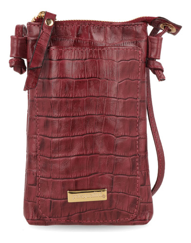 Cartera Pasqualini Luke Bordeaux Para Dama