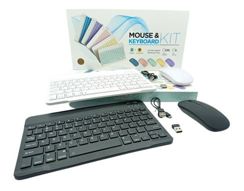 Combo Teclado Y Mouse Inalámbrico Bluetooth 401005 Gm