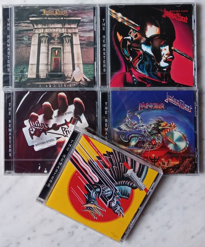 Judas Priest 5 Cd Sin Class Steel Painkiller Screaming Nuevo