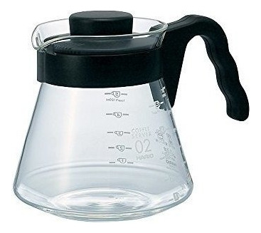 Hario V60 Glass Coffee Server 700ml Negro