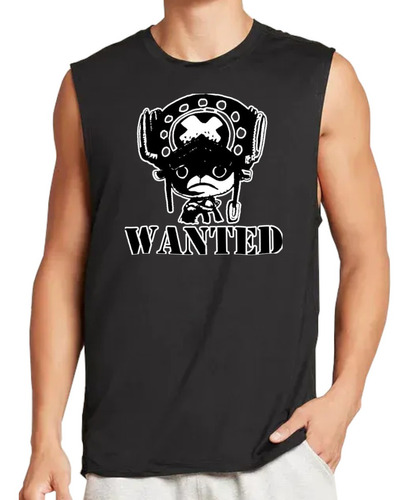 Playera Tank De Chopper Wanted Pirat Anime One-pice