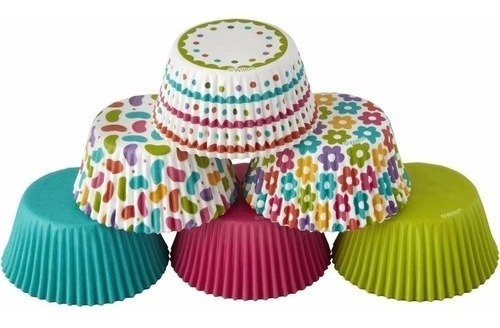 Pack 100 Capsulas Para Hornear Cupcakes 8 Cm