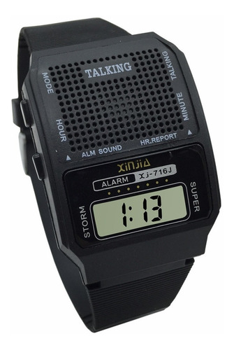 Reloj Parlante Para Ciegos Con Altavoz Unisex