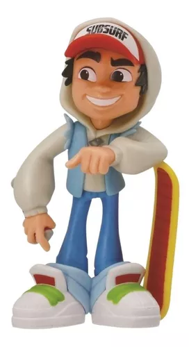 Com Suporte Mini Boneco Jake Subway Surfers Colecionável - Winner