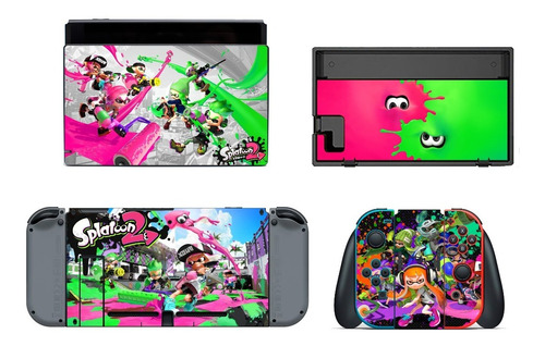 Skins Nintendo Switch Oled Splatoon Vinilo