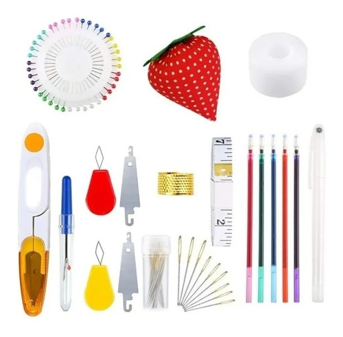 Imagen 3 de 3 de Set De Agujas Mágica Bordado + Kit De Hilos De Bordar