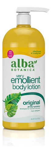 Alba Botanica Locion Corporal Muy Emoliente, Original, 32 On