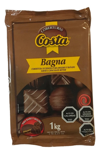 Cobertura De Chocolate Costa Bagna 1 Kg