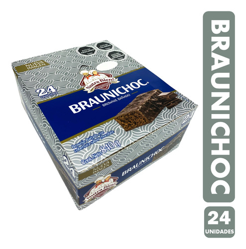 Browniechoc - Brauni De Chocolate Nutrabien (caja Con 24u)