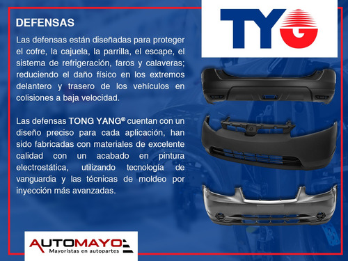 Una Defensa Trasera P/pintar Tong Yang Lancer 2005-2007
