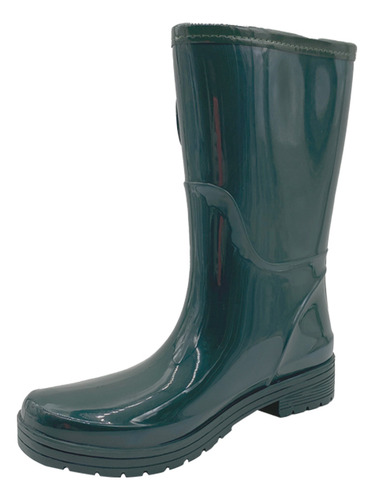 Bota De Agua Mujer Verde Zb042
