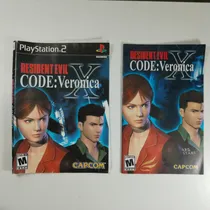 Comprar Caratula Manual Resident Evil Code Veronica X Playstation 2
