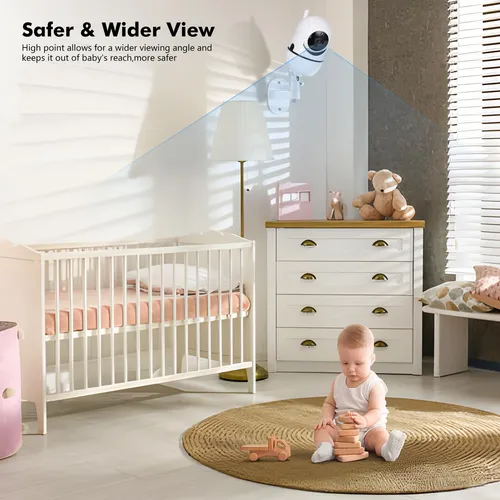 Soporte De Monitor De Bebé Annoifu Para Hellobaby Hb65/hb40/