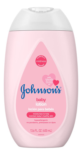 Johnsons Baby Loción Hidratante Para Bebé Rosa Suave Con