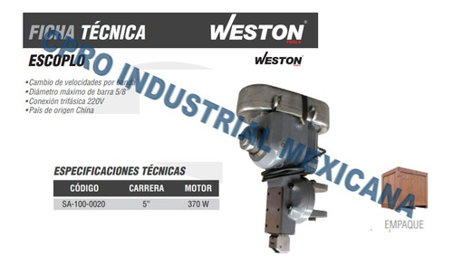 Imagen 3 de 3 de Escoplo 5 /125 Mm