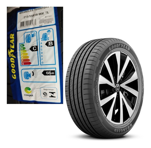 Pneu 215/55r18 95v Tl Goodyear Wrangler Territory Ht 