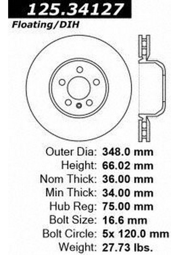 Disco De Freno  125.34127