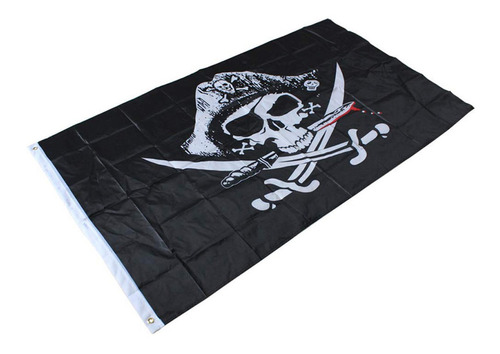 Bandeira Pirata 145cm X 90cm Dupla Face À Pronta Entrega