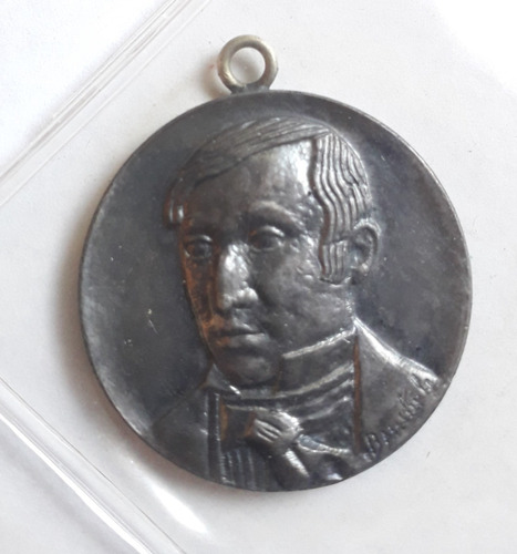 Medalla Fructuoso Rivera Imm Homenaj Misiones 1928 Plata 3cm